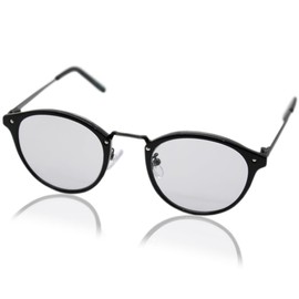 Eight Tokyo IRUV1000-HN-1104 Sunglasses Blue Light Cut Glasses Combi Boston UV Protection, black/light smoke