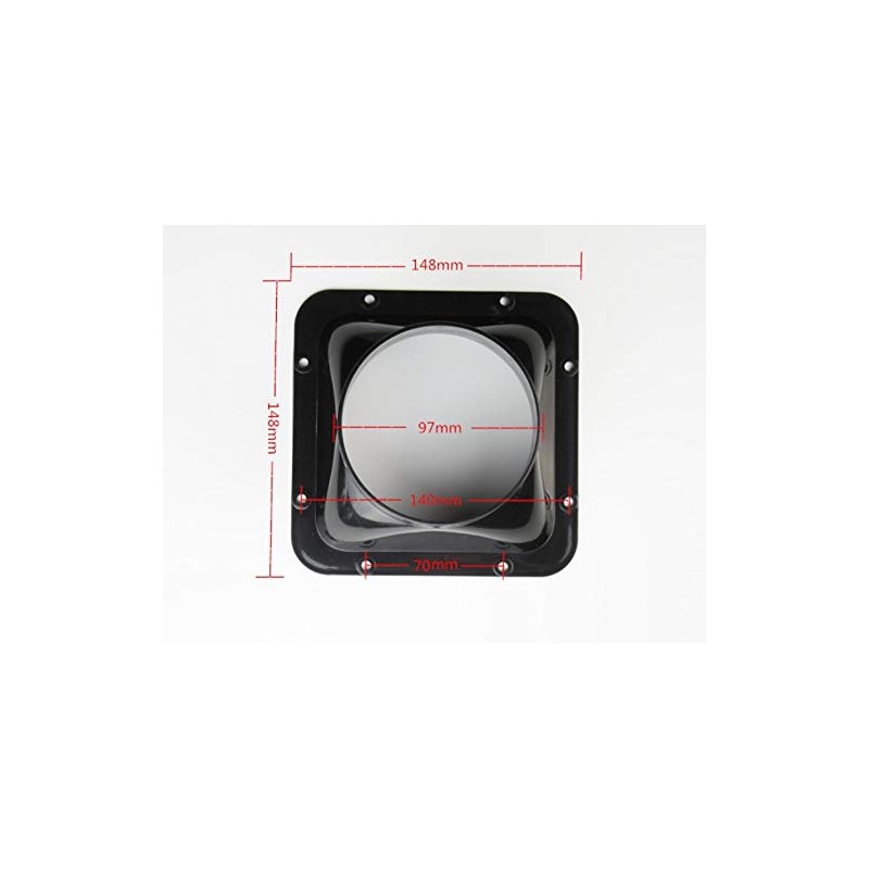 BATGXGO Duct Hose Duct Connector Plastic Flange for Ventilation System