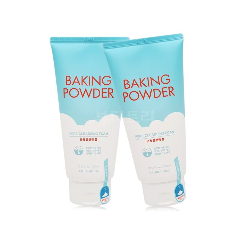 Etude Baking Powder Pore Cleansing Foam 300ml+300ml / 에뛰드 베이킹