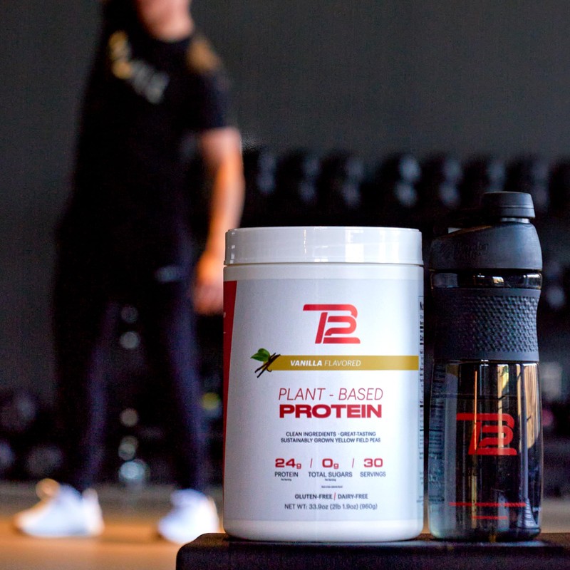 TB12 Plant Based Protein Powder by Tom Brady, 24g of