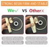 YUQAFQE 8 Pcs Wool Polishing Wheel and Compound Set Includes