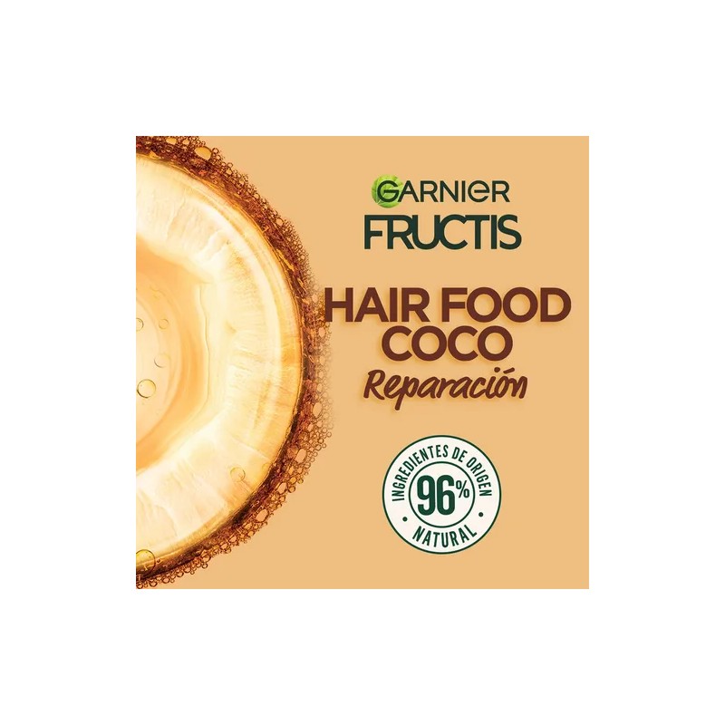 Kit Garnier Fructis Hair Food Coco Rutina Completa Pelo Dañado