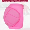 3D Protective Padded Shorts, Kids Zipper Tailbone Protector, Butt and