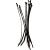 8" Black Nylon Cable Tie Width Self Locking Plastic Cable