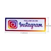 eSplanade Instagram Facebook Sign Sticker Combo (9 x 3') 2,