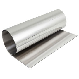 MorningRo 430 Stainless Steel Sheet Metal 48 x 48 Inches 24ga Metal Plates Panel #4 Brushed Finish for Magnetic Mount Board Wall Food Truck Restaurant Crafting Kitchen Floor Trailer Garage Gym