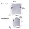 Cabinet Lamp Switch, 2 Pack Wardrobe Touch White Switches, Normally