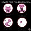 FINNERO Ballerina Dog Diapers Female, Reusable Dog Diapers for Female