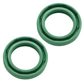 Anxingo 2PCS 921-04031 Wheel Axle Oil Seals Replacement for Troy Bilt Horse Tillers and More Replace GW-9601 (Green)