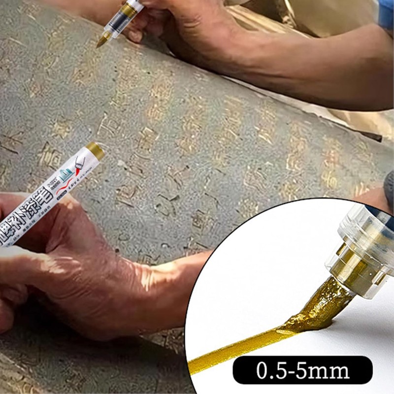 Rotulador de lápida para restaurar la inscripción de, Gold Bolígrafos