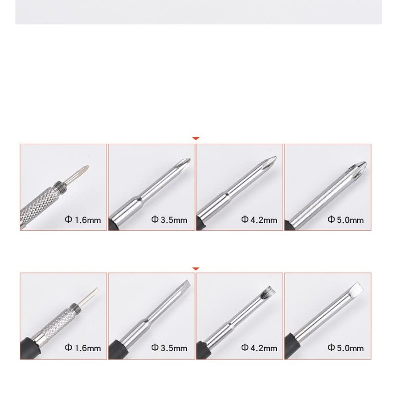 XUNDE Portable Multi-purpose Screwdriver,8 in 1 Multi-function Screwdriver Set with