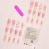 Coffin Press Medium Length Fake Nails Artificial False Nails with