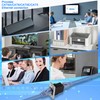 QIANRENON RJ45 Rectangular Panel Network Adapter Cat6A RJ45 8P8C Female
