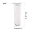 CMJ™ 10 x 5ml Clear Plastic Test Tube Centrifuge Vial