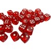 20 X 12MM TRANSLUCENT DICE (Red)
