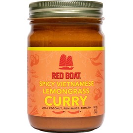 Red Boat Fish Sauce Spicy Vietnamese Lemongrass Curry | Deliciously bold flavors ready in 20 min | Simple ingredients, nothing artificial | 12 oz