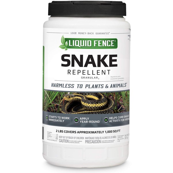 Liquid Fence Snake Repellent Granules, Safe Around Kids and Pets