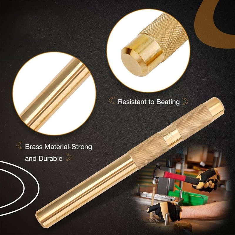 Peakloong Brass Drift Punch Set, 25075 25076 25077 Brass Punches