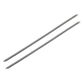 Sourcingmap Extension Spring - 0.7mm Wire Dia, 5mm OD, 300mm Free Length Spring Steel Small Dual Hook Tension Spring 2pcs