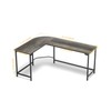 Teraves Modern L Shaped Gaming Desk 66'' Corner Computer Desk