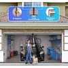 Garage Door Screen for 2 Car 16x8FT, Magnetic Screen Garage