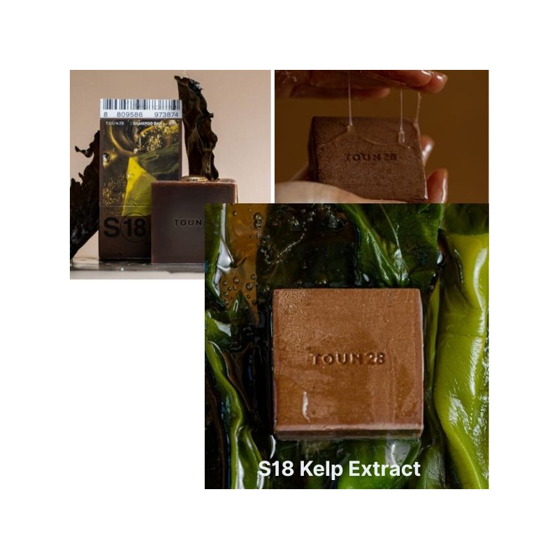 TOUN28 Solid Shampoo Bar 100g, Type:S20 Menthol/Peppermint (For scalp cooling)