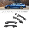 Exterior Door Handle Cover Carbon Fiber Pattern Outside Door Handle