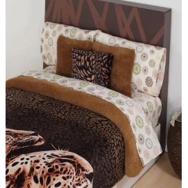 Primavera Juego De Sábanas De Franela Primavera Matrimonial Varios Mod