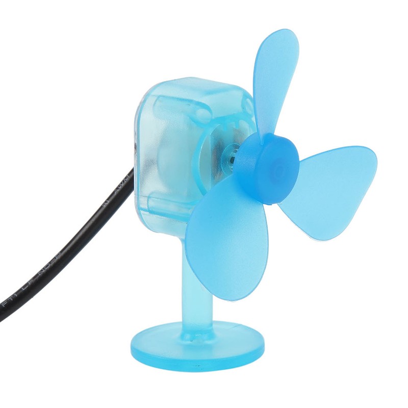Helmet Dragonfly Fan with Light Suction Cup Propeller Fan Small