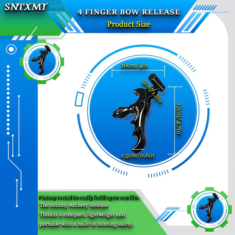 Bow Release for Compound Bow, Archery Release Trigger, Compound Bow