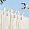 Kleemeiero Pack of 6 Large Pegs, Clothes Pegs, Towel Clips