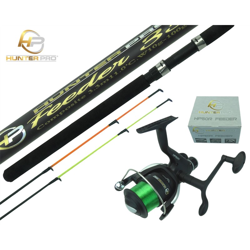 10ft Carbon Float Match Fishing Rod & Reel + 11ft