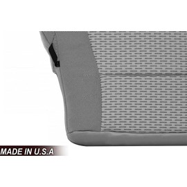2017 2018 2019 2020 2021 Ford F250 F350 F450 F550 XLT Replacement Driver Bottom Cloth Seat Cover (Gray Cloth)