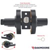 Oakmoore Commercial Door Handle - Vacant Occupied Bathroom Lock |