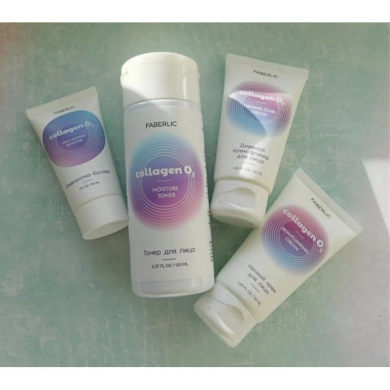 Crema Fluida Reafirmante De Dia Collagen O2 Faberlic