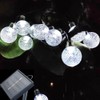 SPLOcolor - Cadena de luces solares impermeables para exteriores, 36