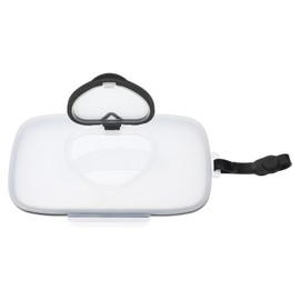 Luxshiny Wipes Dispenser, Portable Wipe Holder for Baby Adult Reusable Baby Wipe Pouch Box Case Heart Shaped Lid Refillable Wipe Container for Outdoor Hiking