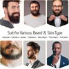 Beard Brush for Men Dual-Sided Soft Beard Mustache Brush Beard