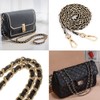 DFsucces Bag Handle Cover Leather Chain Strap Pair Repair Leather