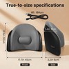 TIMBERHIDE Lumbar Support Pillow for Car, Built in Vibration Massage,