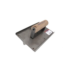 Kraft Tool CF757 3/8-Inch Radius 3/4-Inch Diameter Stainless Steel Hand Groover with Wood Handle, 8 x 8-Inch