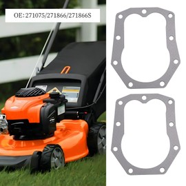 The Lord of the Tools Pack of 2 Cylinder Head Gasket, Engine Valve Cover Gasket, Lawn Accessories, Compatible with Briggs, Compatible with Stratton OE 271075 271866 271866S