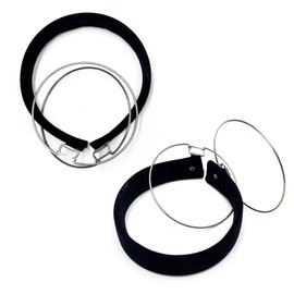 LEATHER UNLTD Earmuff Findings - Make Your Own Earmuffs (Black)