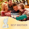 LONGWIN LONGWIN Gifts for Brother Adult Crystal Awards with Thumbs