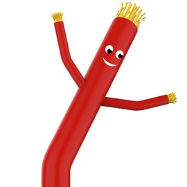 Sky Waving Inflatable Tube Man, 20 Feet Tall Wacky Waving Inflatable Tube Guy, Replacement Tube Man for Opening Activities, Red (No Blower)
