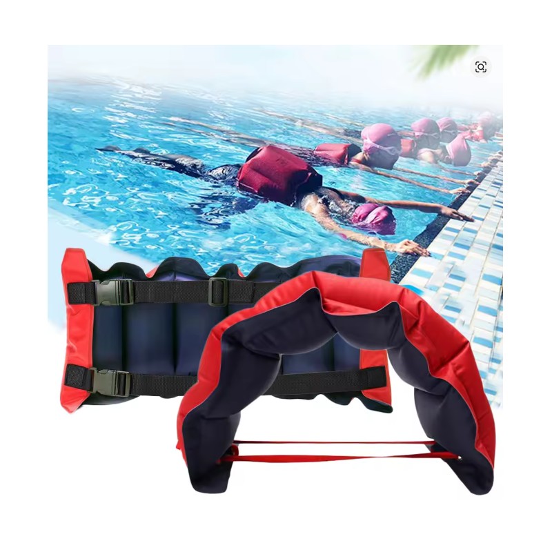 Summer Thickened Inflatable Swim Belt Adjustable Protable Swimming Training Waist