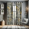 Ambesonne Nature Boho Window Curtains Pack of 2, Urban Jungle
