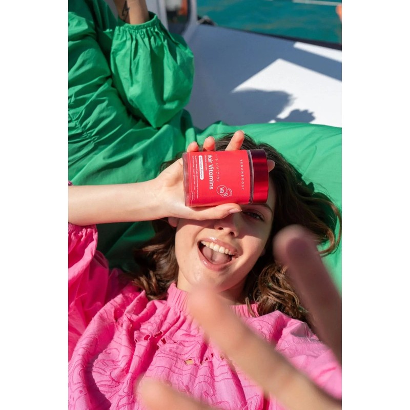 Veganboost Hair Vitamins Watermelon Gummies