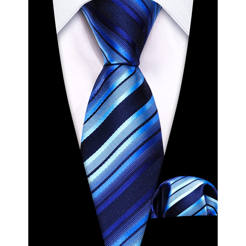 Barry.Wang - Corbata para niño de seda regular, tela a