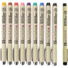 Pigma MICRON Sakura 05th Set with 9 Colours and 1